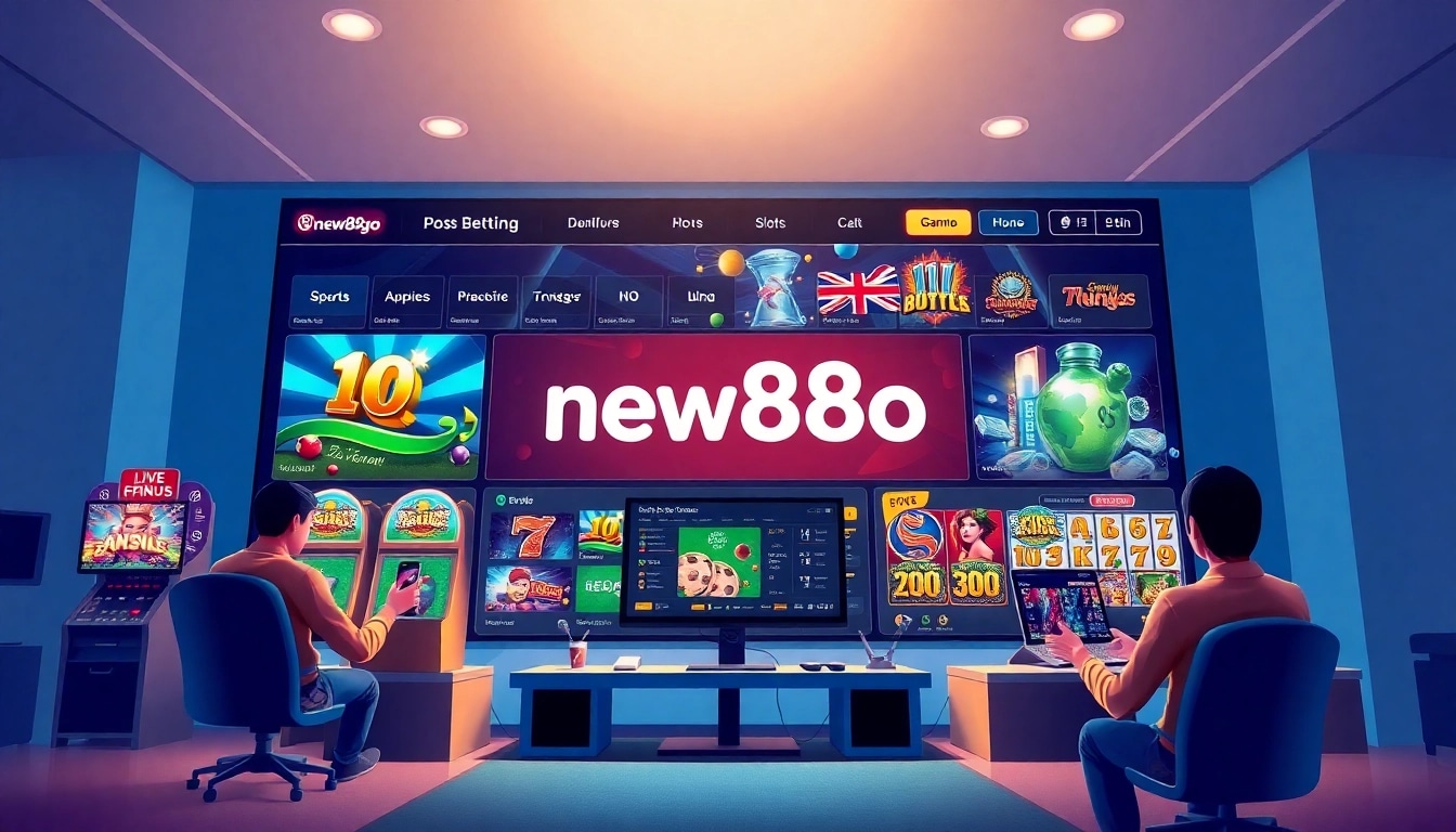 Explore the engaging online gambling platform new88go.com with vibrant game interfaces.
