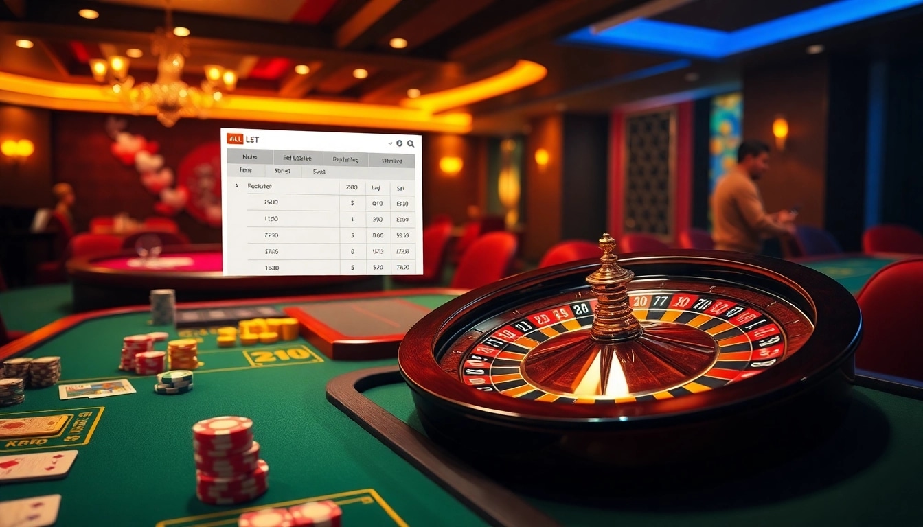 Engage in thrilling online gambling with the user-friendly interface at https://789p7.io/ featuring vibrant casino tables and betting slips.