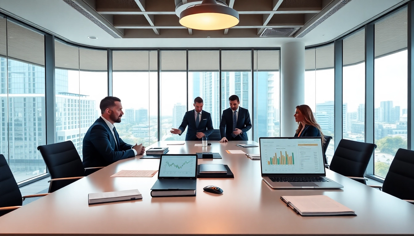 Law firm in Miami: A modern office scene illustrating professionalism and legal expertise.