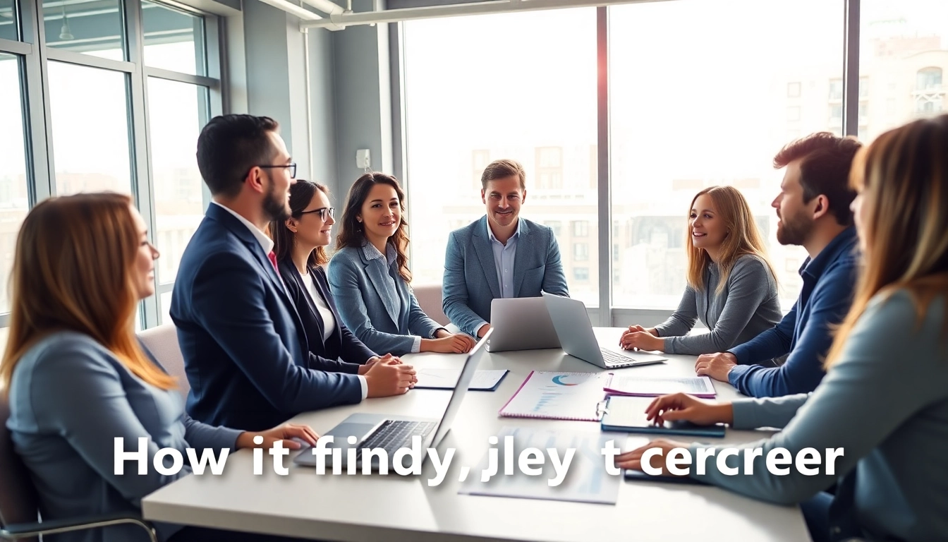 How to find my perfect career displayed in an engaging office discussion.