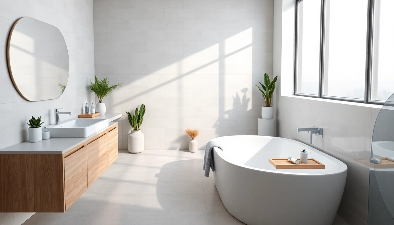 Modernes Badezimmer mit hochwertigen 'sonni sanitär' Produkten und stilvollen Armaturen in entspannender Atmosphäre.