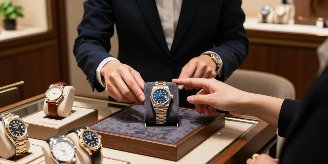 Discover a Rolex replica at a luxury watch boutique featuring well-crafted timepieces.