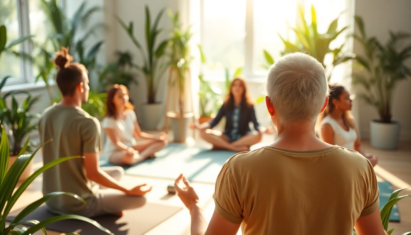 Engaging mindfulness practice for enhancing mental wellness in a serene environment.