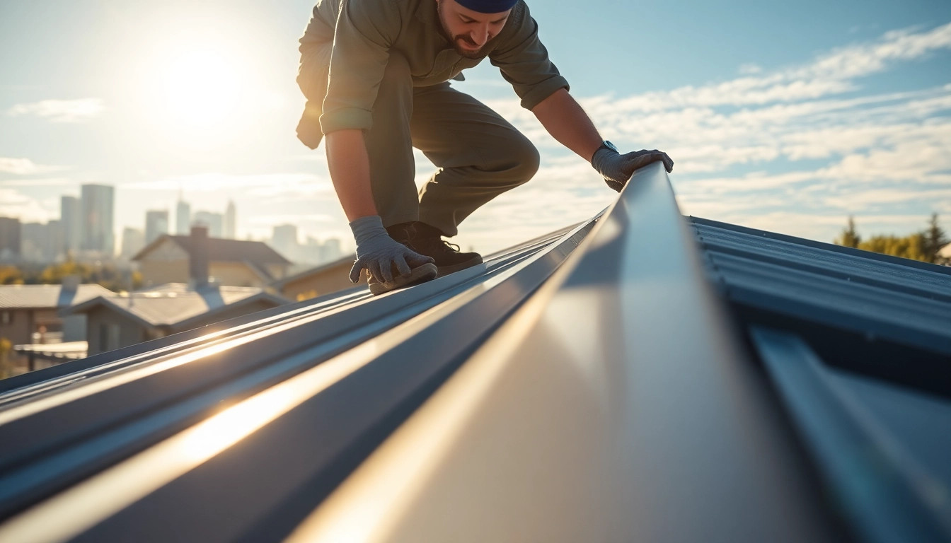 Enhancing homes with metal roofing calgary by skilled contractors in professional setup.