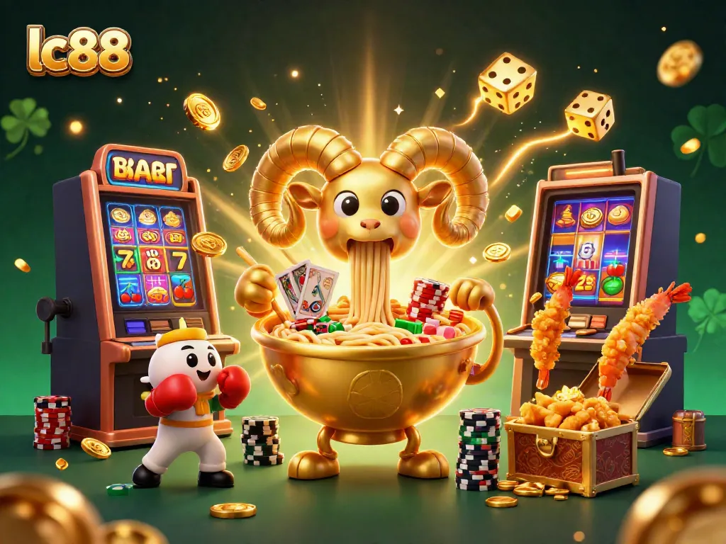 Engage with lc88 interactive casino scene featuring vibrant characters and dynamic gaming action