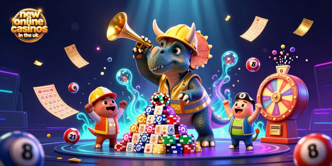 Engage with new online casinos in the uk featuring vibrant animations and celebratory elements.