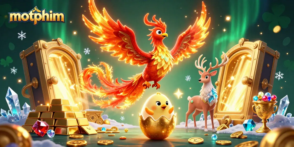 Experience thrilling wins with motphim's vibrant casino characters and sparkling treasures