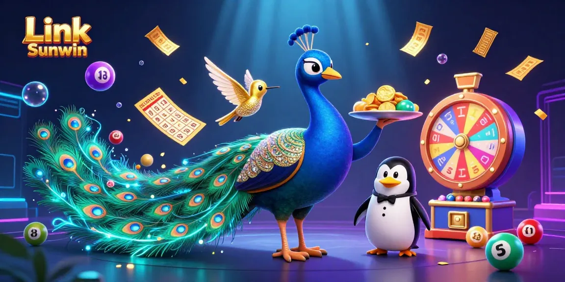 Engage in the exciting world of Link Sunwin with vibrant lottery elements and a dynamic casino atmosphere.